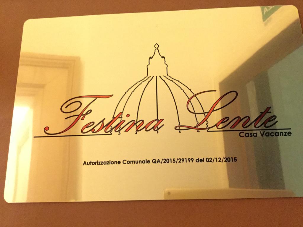 Apartamento Festina Lente Roma Exterior foto